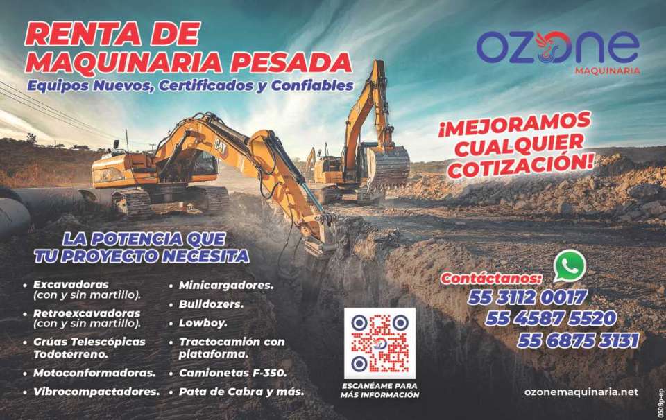 Equipos Nuevos, Certificados y Confiables. Excavadoras, Retroexcavadoras, Gruas Telescopicas, Motoconformadoras, Vibrocompactadores, Minicargadores, Lowboy, Camionetas y mas