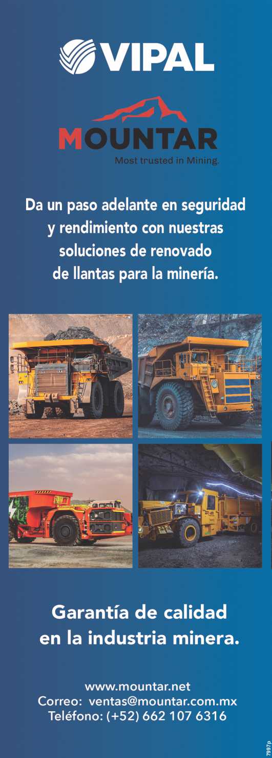 Da un paso adelante en Seguridad y Rendimiento, con nuestras Soluciones de Renovado de Llantas para la Mineria. Garantia de Calidad en la Industria Minera.